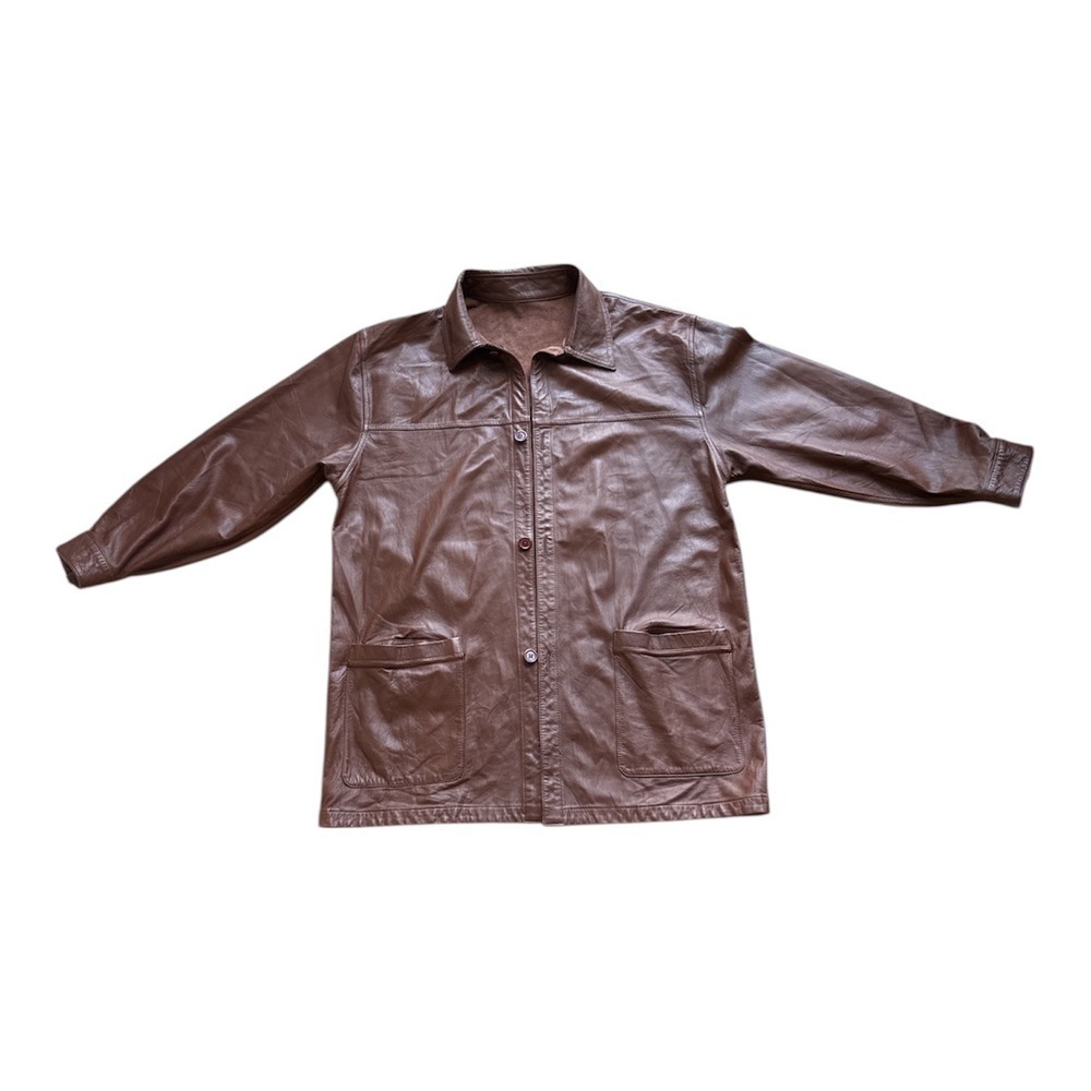 MISSANI LE COLLEZIONI Women's Brown Leather, suede, shacket